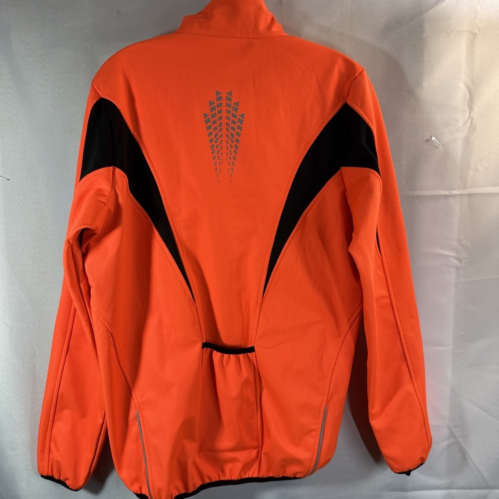 Arsuxeo Jacket Men's M Thermal Softshell Cycling Windproof Waterproof Orange - Picture 2 of 16